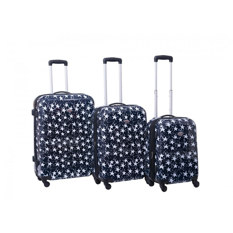 American Flyer Mina 3-Piece Hardside Luggage Set - Blue