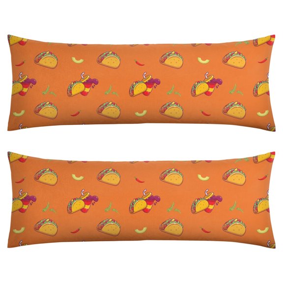 American Food Body Pillow Cover Breakfast & Fast Food Theme, Durable HighQuality Velvet with Zipper Closure, Ideal for Living Room, Bedroom, Housewarming Gift for Women