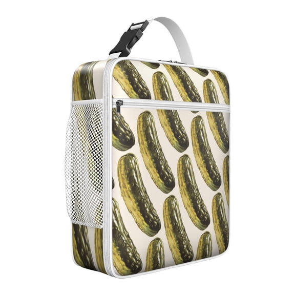 American Food Sandwich Lunch Bag – Hamburger Burger Foodie Breakfast Fast Food Junk Food Insulated Thermal Food Container Tote Travel-Friendly Leakproof