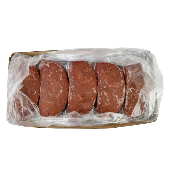 American Foods Group Sliced Portion Calf Liver, 4 Ounce -- 40 per case