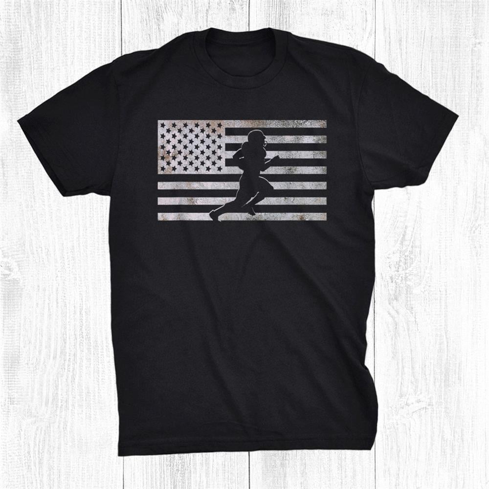 American Football Apparel Football Shirt Gift Black Unisex TShirt