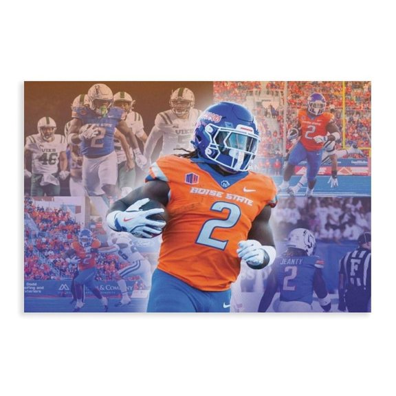 American Football Ashton Jeanty Posters Sports Star 46 Canvas Poster