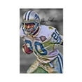 thumbnail image 1 of American Football Barry Sanders Posters Sports Star 75 Canvas Poster, 1 of 8