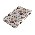 thumbnail image 1 of American Football Changing Pad Covers Sports Lover Gifts Diaper Changing Table Sheets for Boy Girl Cats Lover Gift Soft Stretchy Change Table Mats 32''x16'', 1 of 6