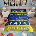thumbnail image 1 of American Football Comforter King Size,Football Bedding Sets for Kids Boys Girls,Blue Yellow Sports Comforter Sets,Football City Team Duvet Insert with 2 Pillowcases(Los Angeles), 1 of 7