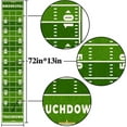 thumbnail image 1 of American Football Court Table Runner Touch Down Football Birthday Party Decoration Boy Sport Farmhouse Home Dining Room Kitchen Table Decor (13.8" x 71"), 1 of 5