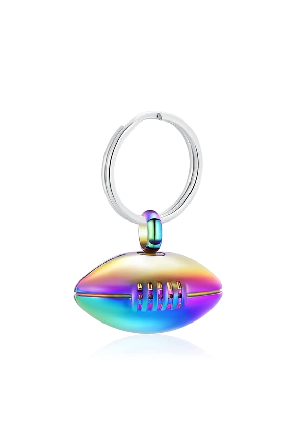 American Football Cremation Jewellery Urns For Ashes Keepsake Urn Keyring for Ashes Keychain for Sportman