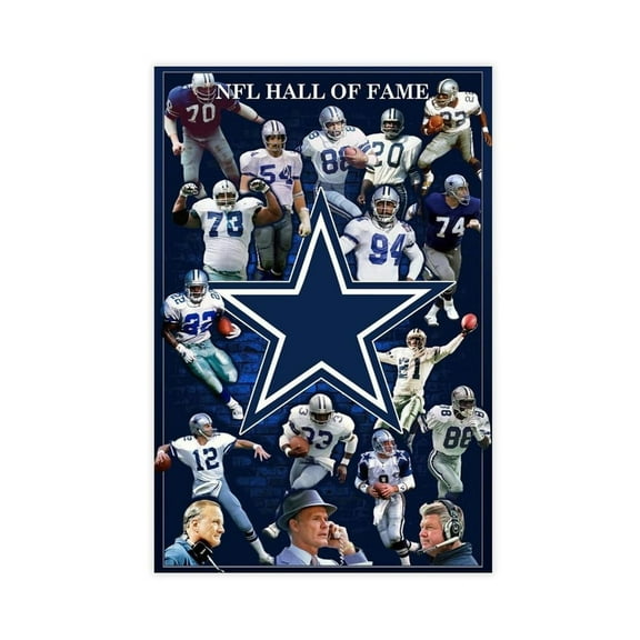 American Football Dallas City Cowboys Player Photo Wall Art Football Field Posters Sports Star 31 Canvas Poster Unframed 12x18inch(30x45cm)