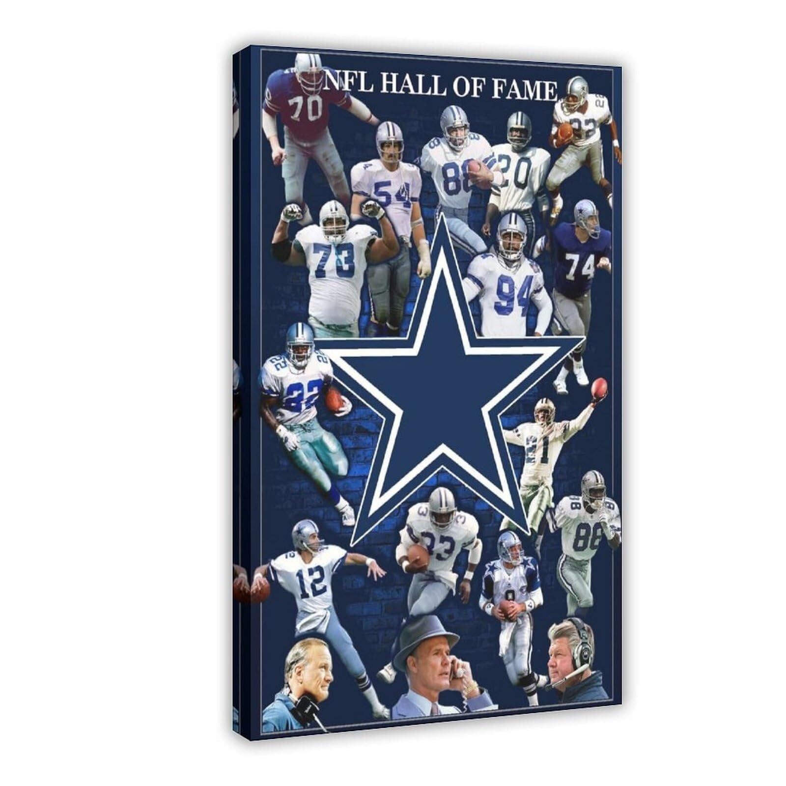 American Football Dallas City Cowboys Player Photo Wall Art Football ...