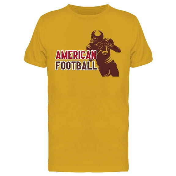 American Football Design T-Shirt Men -Image by Shutterstock, Male Medium