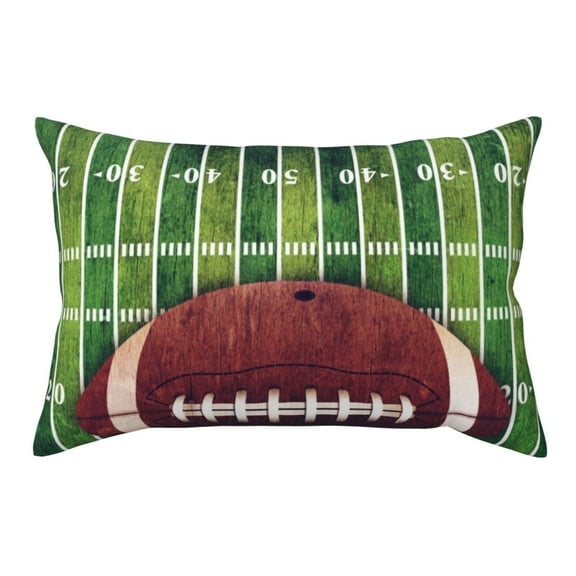 American Football Field Pillowcases Ball Queen Bed Pillow Case Covers, Cooling Breathable Pillow Protectors-20x30 In