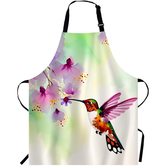 American Football Field Green Apron, Bib Apron with Adjustable Neck for Men Women,Suitable for Home Kitchen Cooking Waitress Chef Grill Bistro Baking BBQ Hairdresser Cobbler Artist Apron