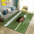 thumbnail image 1 of American Football Field Rugby Area Rug Large Carpet Rug for Living Room Bedroom Sofa Doormat ration Non-slip Floor Mat 3D, 1 of 5