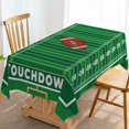 thumbnail image 1 of American Football Field Tablecloth Game Time Touchdown Sport Themed Party Decoration Kitchen Dining Room Home Rectangular Table Cover 60×84inches, 1 of 5