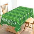 thumbnail image 1 of American Football Field Tablecloth Touchdown Sport Themed Birthday Party Decoration Rectangular Kitchen Dining Room Table Cover 60×102inch, 1 of 5