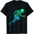 thumbnail image 1 of American Football Graphic T-Shirt for Men Soft Cotton Crewneck, 1 of 6