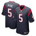 American Football Houston_Te_xans 5 Men's Jalen Pitre Navy G_a_m_e Pl