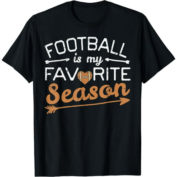 American Football Is My Favorite Season Cute Men Women Kids T-Shirt
