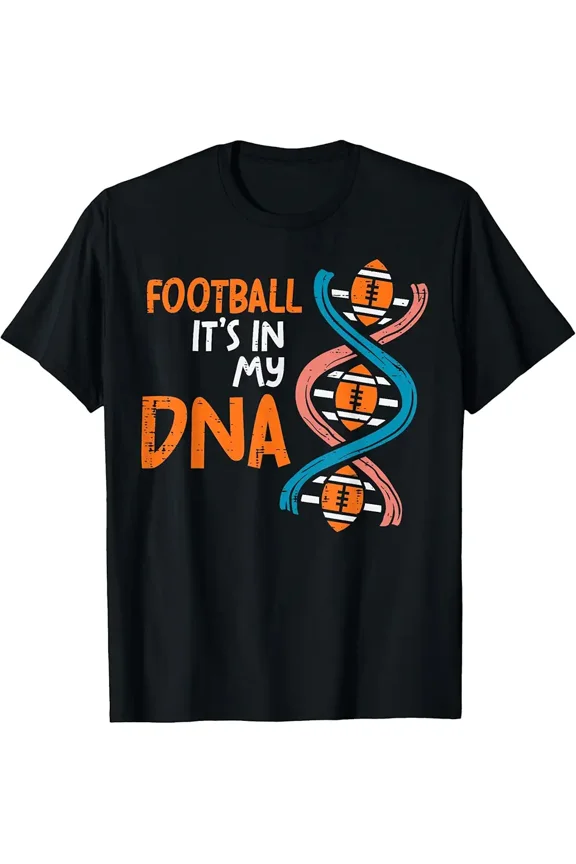 American Football Its In My DNA Funny Player Coach Men T-Shirt