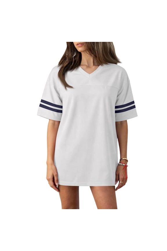 American Football Jerseys for Men Unisex Replica Plain Workout Sport Game Shirts Casual Outwear White 2XL