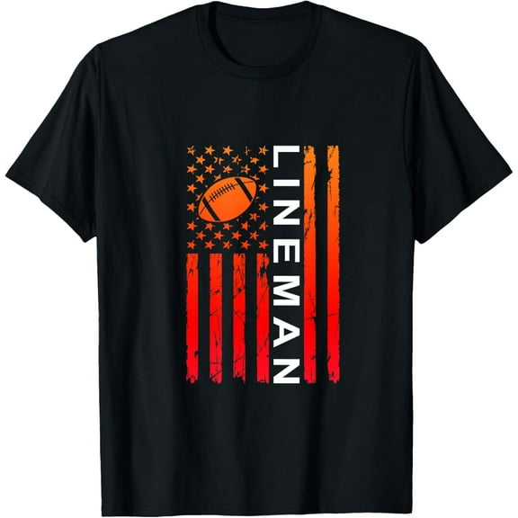 American Football Lineman T-Shirt
