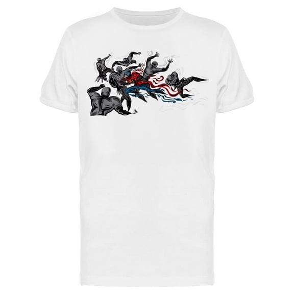 American Football Match T-Shirt Men -Image by Shutterstock, Male Large