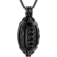thumbnail image 1 of American Football Memorial Keepsake Pendant Urn Necklace for Ashes Holder Stainless Steel Cremation Jewelry for Ashes for Men, 1 of 7