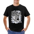thumbnail image 1 of American Football Men’s Graphic T-shirt Vintage Short Sleeve Sport Tee Black 2XL, 1 of 2