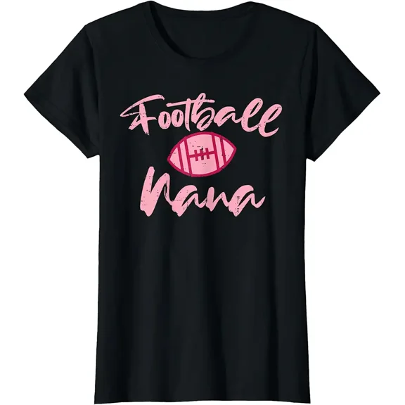 American Football Nana Family Matching Grandma Mimi Women T-Shirt
