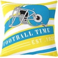 thumbnail image 1 of American Football Pillow Cover 16x16 Inch,Boys Football Rugby Throw Pillow Cover,Men Sports Cushion Case,Competitive Teamwork Ball Game Pillow Inserts Not Included,Yellow Blue, 1 of 6