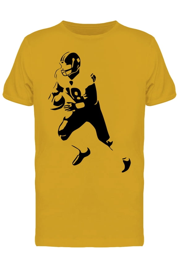 American Football Player 18 T-Shirt Men -Image by Shutterstock, Male Medium