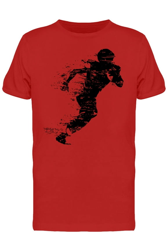 American Football Player Design T-Shirt Men -Image by Shutterstock, Male x-Large