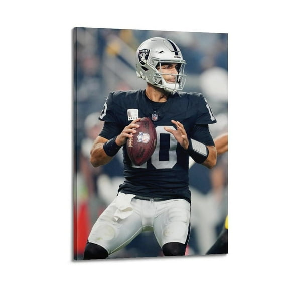 American Football Player Jimmy Garoppolo Poster Poster Album Cover Posters for Bedroom Wall Art Canvas Posters Music Album Cover Poster