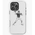 thumbnail image 1 of American Football Player Silhouette Phone Case for iPhone 16 15 14 13 12 11 Pro Max - Collector Phone M97, 1 of 2