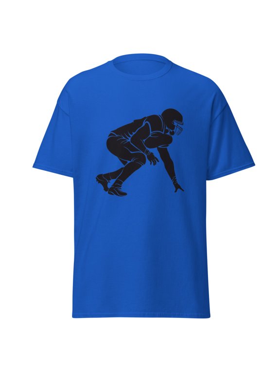 American Football Player Unisex classic tee (Royal, S)