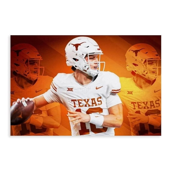 American Football Posters Arch Manning Poster Sports Star 27 Canvas Poster