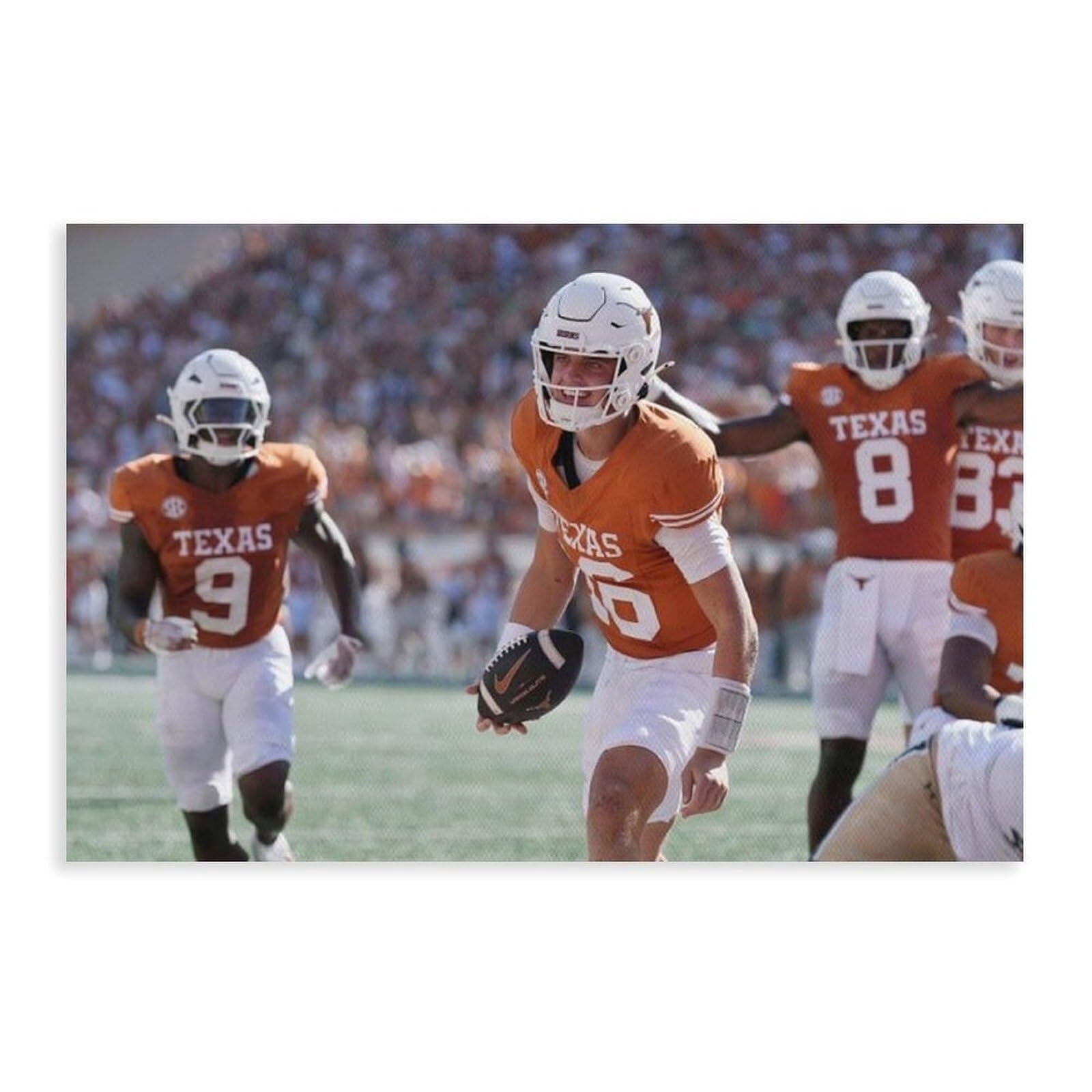 American Football Posters Arch Manning Poster Sports Star 94 Canvas ...