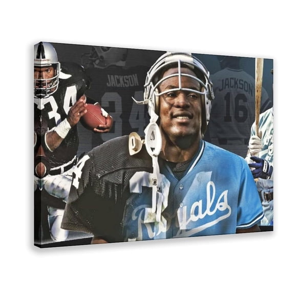 American Football Posters Bo Jackson Poster Sports Star63 Canvas Poster