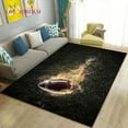thumbnail image 1 of American Football Rugby Area Rug Large Carpet Rug for Living Room Bedroom Sofa Doormat Decoration Non-slip Floor Mat 3D, 1 of 7