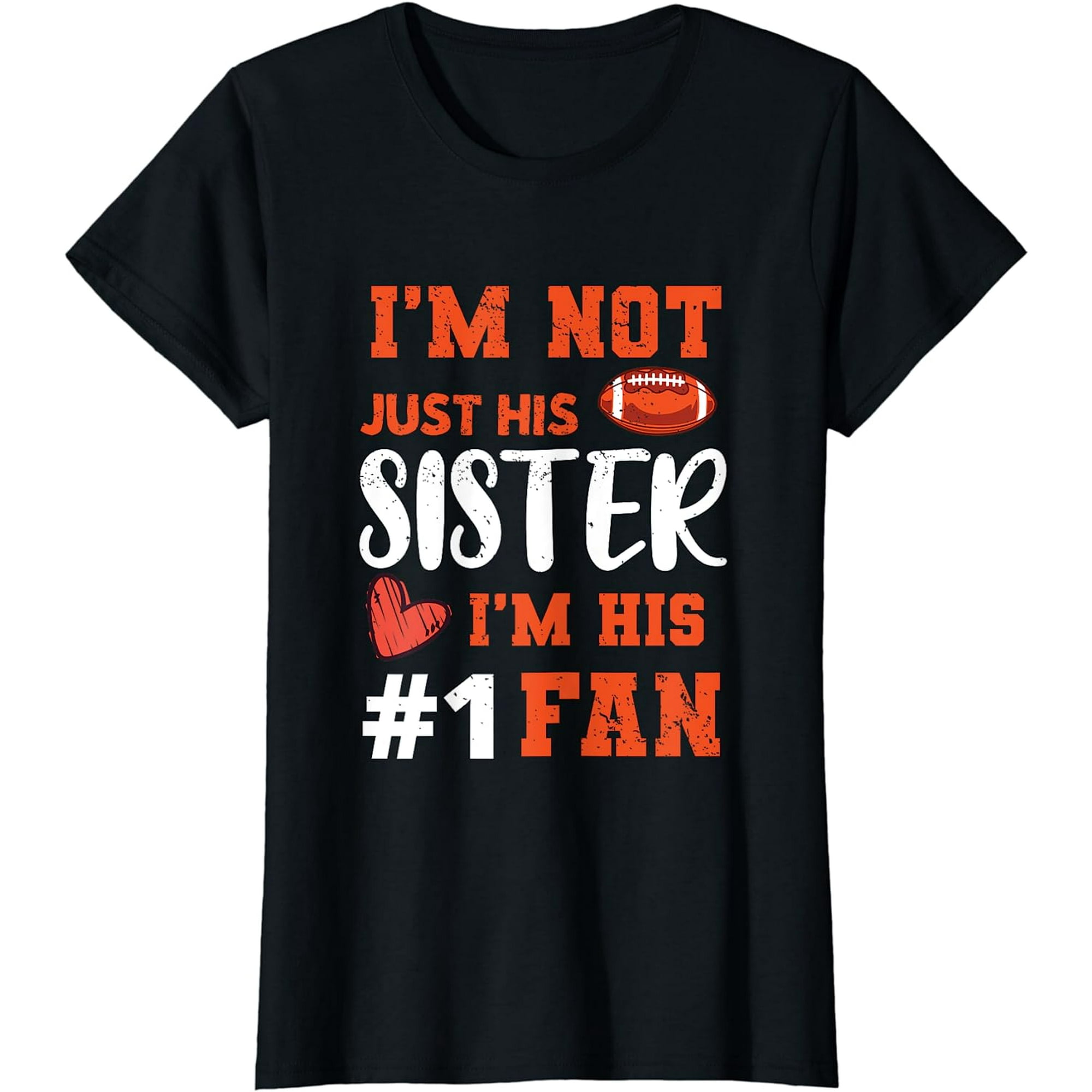 American Football Sister Football Football Team Sports T-Shirt - Walmart.com