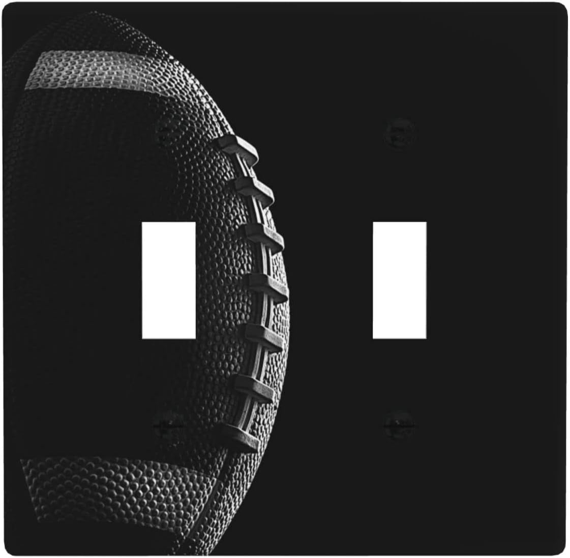 American Football Sport Wall Plate Decorative Duplex Toggle Light