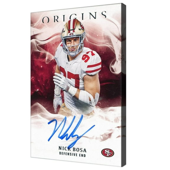 American Football Sports 49ers Poster For Kids Fun Teen Birthday Christmas Gifts Nick Bosa Rugby Star Posters Frames Canvas Wall Art Print Picture For Home Room Decor