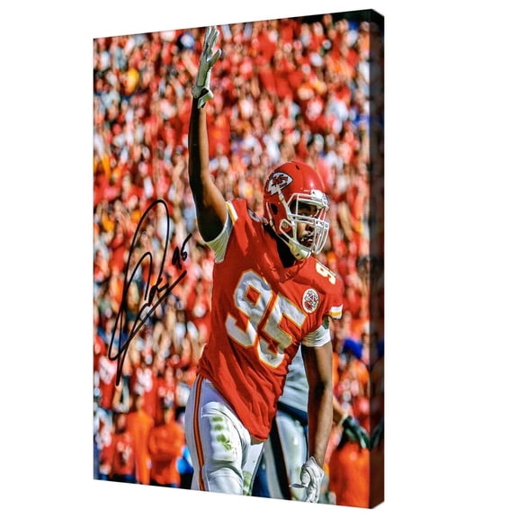 American Football Sports Poster For Kids Fun Teen Birthday Christmas Gifts Chris Jones Rugby Star Posters Canvas Wall Art Print Picture For Home Room Bathroom Decor