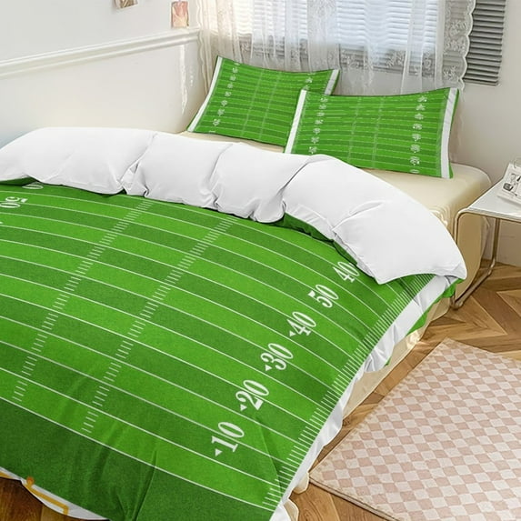 American Football Team Field Duvet Cover Set Bedding Set Polyester Quilt Cover for Bedroom Decoration