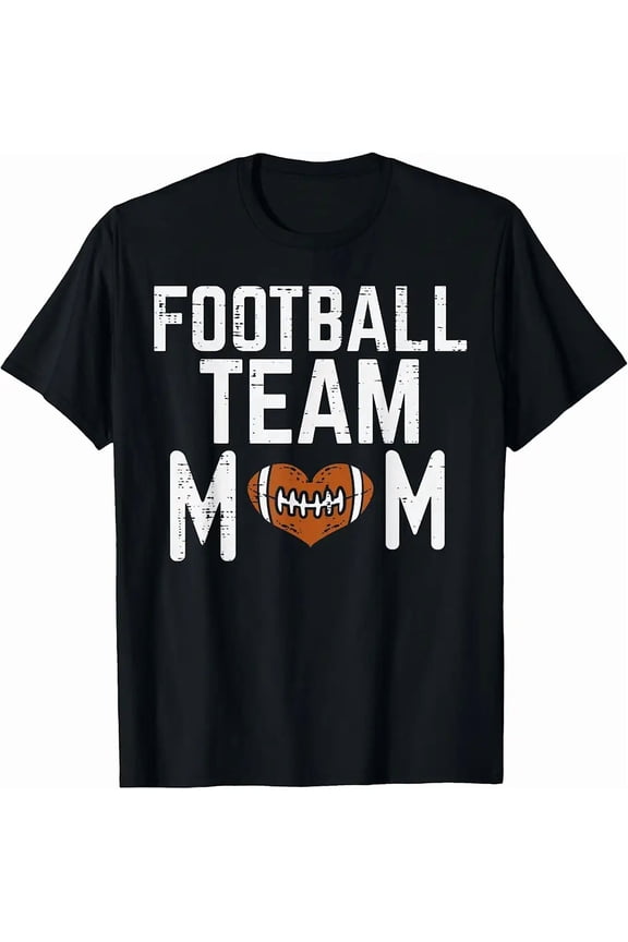 American Football Team Mom Family Matching Mommy Mama Women T-Shirt