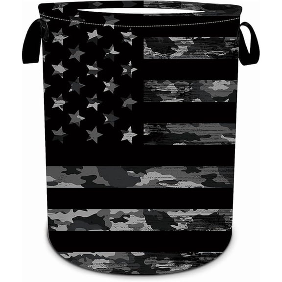 American Football Texture Laundry Basket, Sports Theme Laundry Hamper Foldable Waterproof Funny Tote Bag Dirty Clothes Storage Bucket Toy Organizer for Bathroom/Laundry/Bedroom