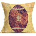 thumbnail image 1 of American Football Throw Pillow Covers Rugby Sports Decorative Pillow Case Cotton Linen Square Cushion Cover Outdoor Decor Sofa Couch 18x18 Inch Pillow Cover (American Football), 1 of 4