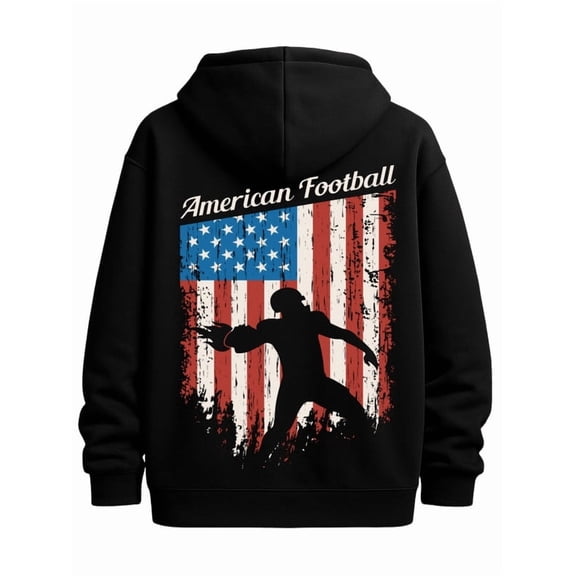 American Football hoodies men sweatshirts black Drawstring Comfortable Oversized Hooded Pullover Sweatshirt Stylish Autumn/Winter Outerwear funny Original Unisex hoodie