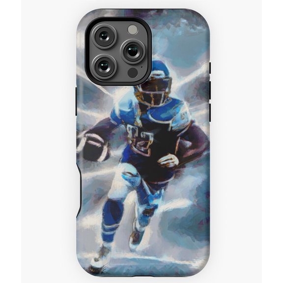 American Football in Full Force Art Phone Case for iPhone 16 15 14 13 12 11 Pro Max