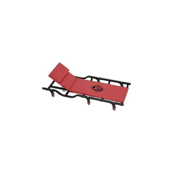 American Forge & Foundry AFF-3908A 250 lbs 42 x 3.5 in. Fully Padded Mechanic Creeper with Adjustable Headrest, Red